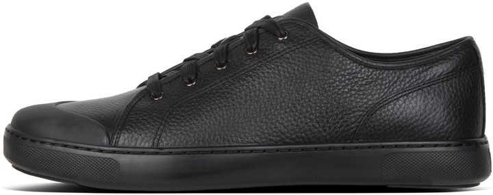 FitFlop Christophe Mens Toe-Cap Leather Sneakers - ShopStyle