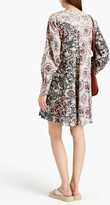 Thumbnail for your product : Etoile Isabel Marant Lissande patchwork-effect floral-print cotton-poplin mini dress