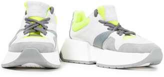MM6 MAISON MARGIELA Color-block Suede And Mesh Sneakers