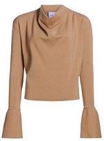 Thumbnail for your product : 3.1 Phillip Lim Military Long-Sleeve Ribbed Cowl-Neck Sweater