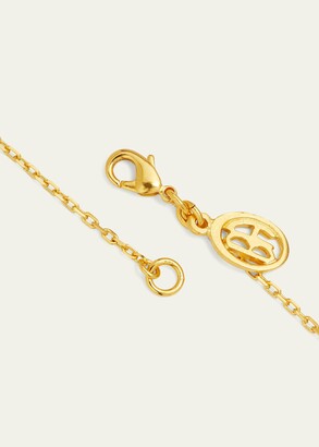 Ben-Amun 24k Gold Electroplate Chain Necklace with Heart Locket Pendant