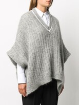 Thumbnail for your product : Brunello Cucinelli Oversized Ribbed Jumper