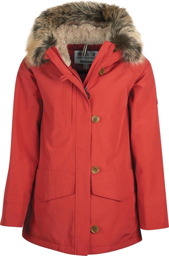 Red Parka With Fur Trim | Shop The Largest Collection | ShopStyle