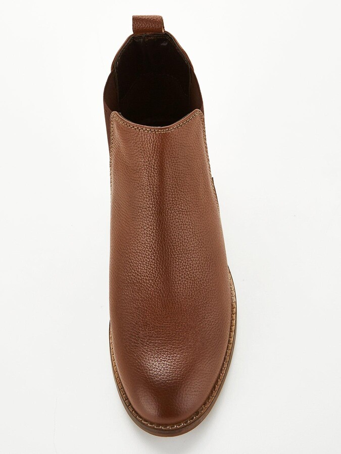 low heel tan boots
