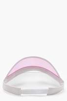 Thumbnail for your product : boohoo Coloured Clear Visor