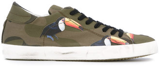 Philippe Model toucan print sneakers