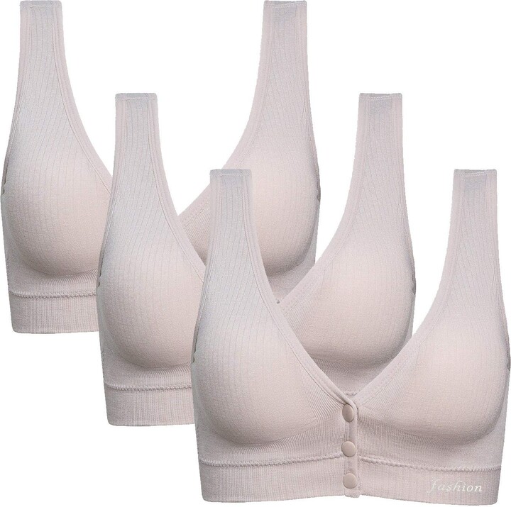 VESNIBA 1/3 Pack Women Maternity Nursing Bra for Breastfeeding