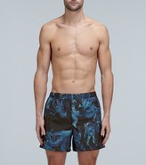 Thumbnail for your product : Valentino Infinite City swim shorts