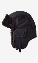 Thumbnail for your product : Express Faux Fur Trim Trapper Hat