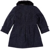 Thumbnail for your product : Jessica Simpson Faux Fur Collar Lurex Church Coat (Little Girls)