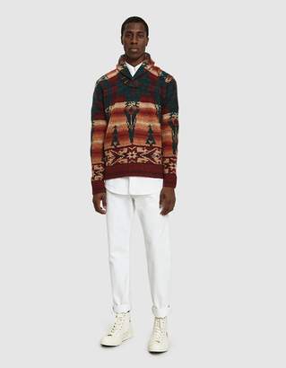 Polo Ralph Lauren Southwestern Shawl Collar Sweater