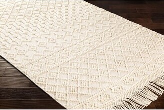 Litchfield Handmade Flatweave Wool/Cotton Area Rug in Cream Langley Street Rug Size: Rectangle 5' x 7'6