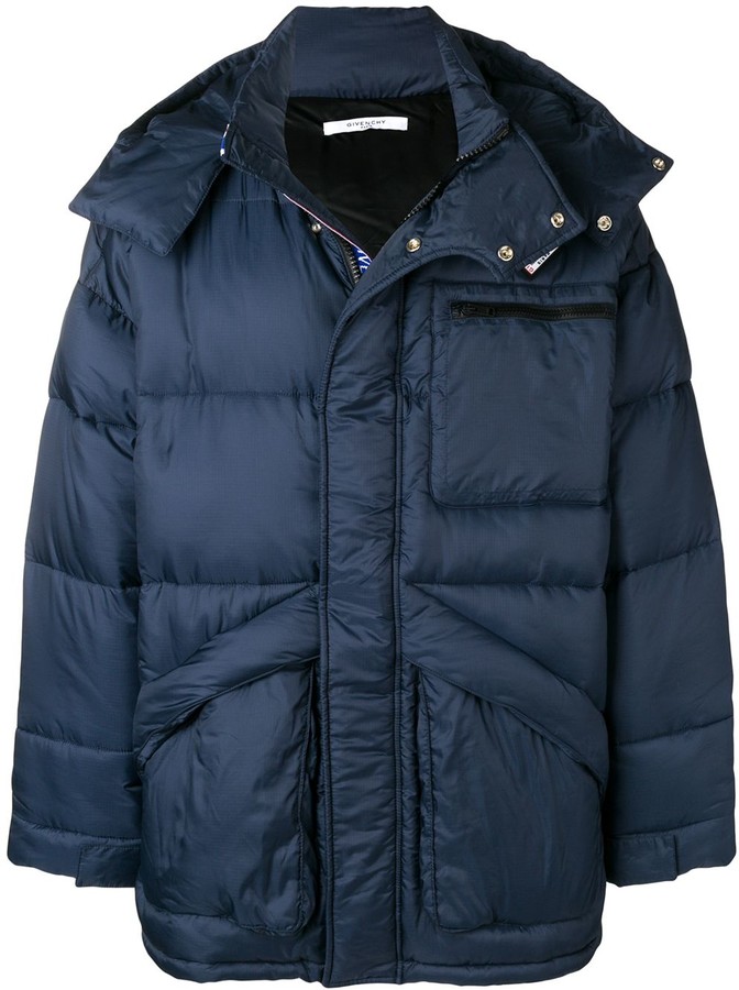 givenchy hooded puffer jacket