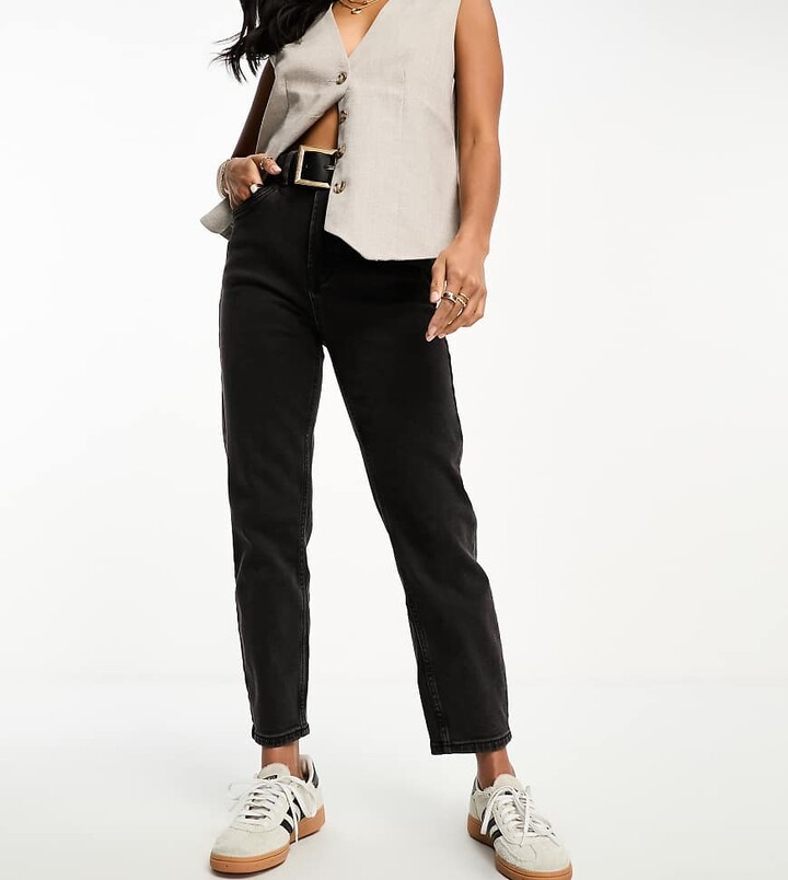 Black Jeans Skinny Mom Jeans Petite Stradivarius Petite Slim Mom
