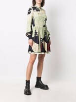 Thumbnail for your product : DSQUARED2 Graphic-Print Shirt Dress