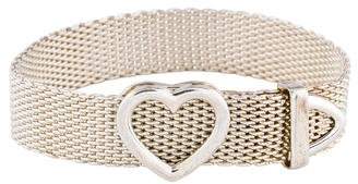 Tiffany & Co. Heart Buckle Mesh Bracelet