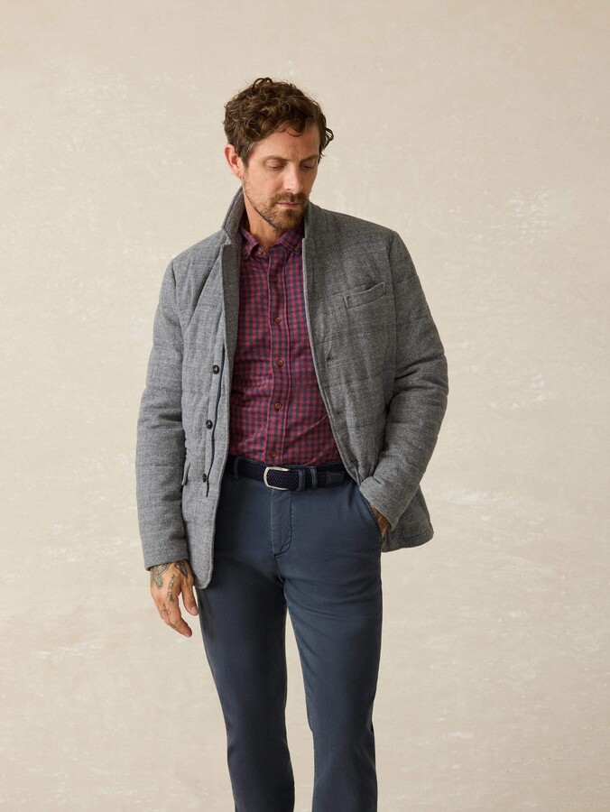 Faherty Teton Valley Quilted Blazer