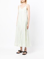 Thumbnail for your product : Lee Mathews striped Lou Lou linen dress