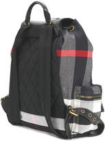 Thumbnail for your product : Burberry stripe panel backpack