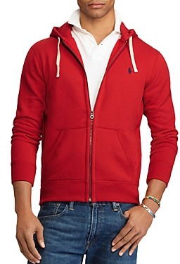 red polo jacket men's