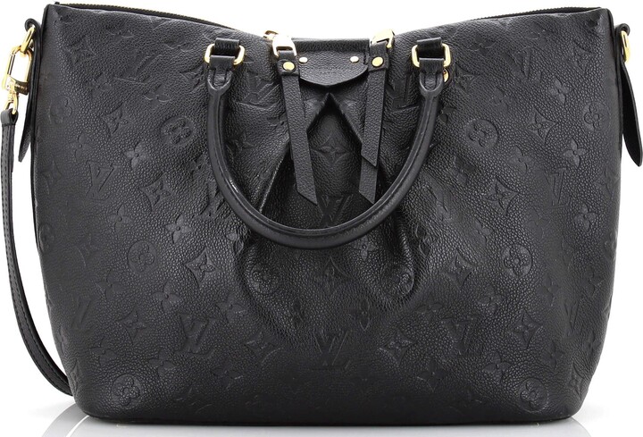 Louis Vuitton Gray Monogram Empreinte Leather Mazarine mm Bag