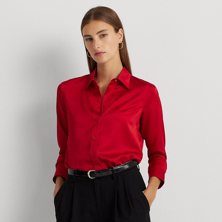 satin charmeuse blouses