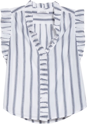 dressy white blouses with ruffles