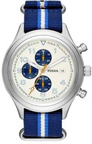 Thumbnail for your product : Fossil 'Compass' Chronograph Nylon Strap Watch, 45mm