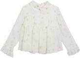 Thumbnail for your product : Mayoral Gauze Star-Print Tiered Ruffle Blouse, Size 3-7
