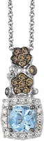 Thumbnail for your product : LeVian 14K 0.93 Ct. Tw. Diamond & Aquamarine Pendant Necklace