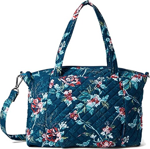Vera Bradley Cotton Pleated Multi Strap Shoulder Satchel Purse ShopStyle