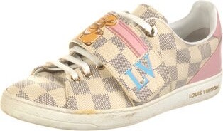 Louis Vuitton Damier Azur Pattern Sneakers - ShopStyle