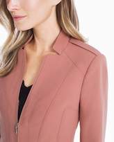 Thumbnail for your product : White House Black Market Seamed Zip-Front Jacket