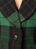 Thumbnail for your product : Yves Saint Laurent Pre-Owned Structured Shoulders Checked Jacket