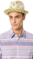 Thumbnail for your product : Paul Smith Straw and Fabric Hat