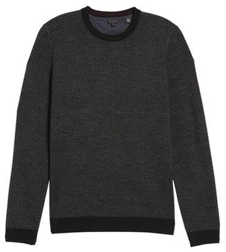 Ted Baker Cinamon Interest Stitch Crewneck Sweater