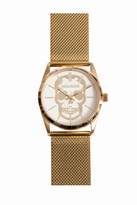 Thumbnail for your product : Zadig & Voltaire Gold mesh Skull watch 36