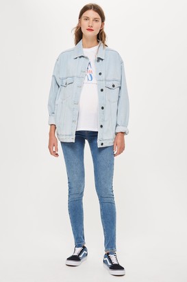 Topshop Womens **Maternity Under The Bump Jamie Jeans - Mid Stone