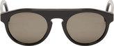 Thumbnail for your product : Super Black Rounded Flat Top Racer Sunglasses