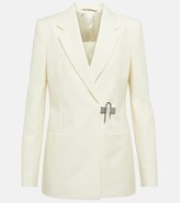 Thumbnail for your product : Givenchy Padlock wool-blend blazer