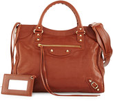 Thumbnail for your product : Balenciaga Classic Gold Velo AJ Leather Bag