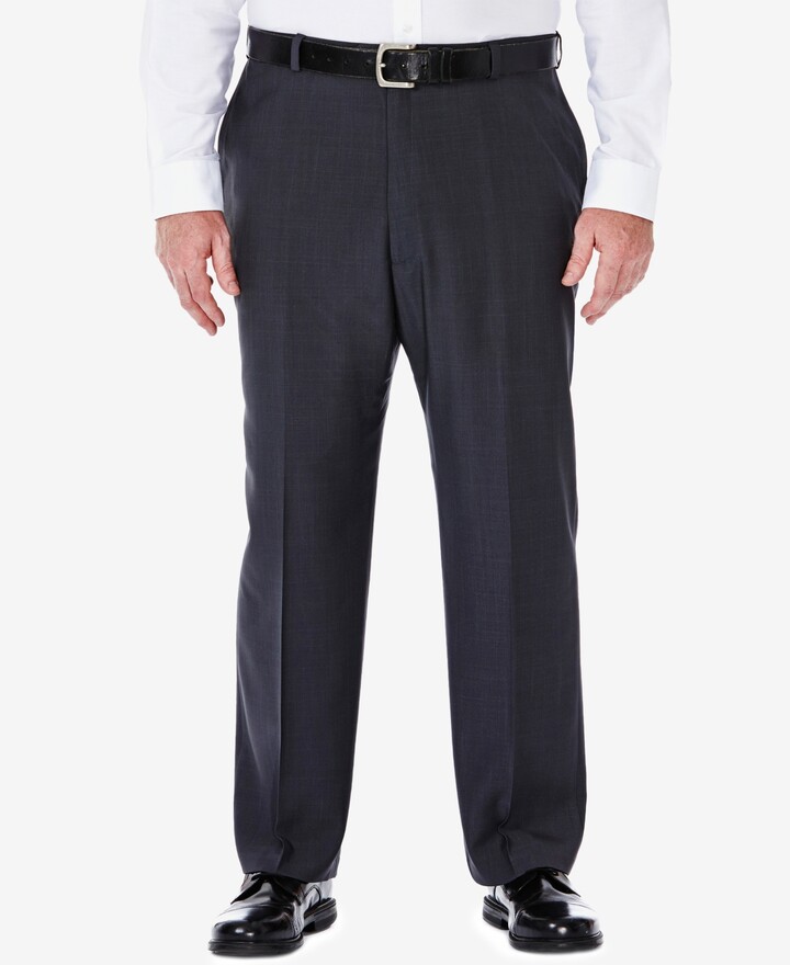 Haggar Men's Big & Tall B&t Active Series Stretch Classic Fit Suit Separate Pant 