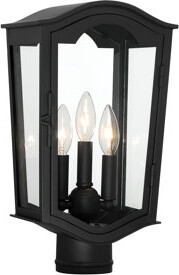 Kaeron Black 1 -Light 15.75" H Hardwired Lantern Head