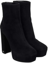 Thumbnail for your product : Sergio Rossi High Heels Ankle Boots In Black Suede