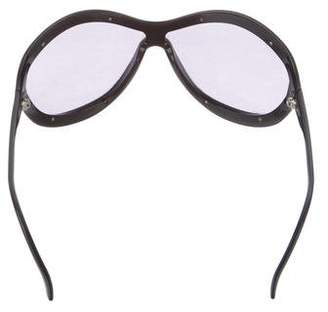 Valentino Gradient Oversize Sunglasses