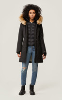 Thumbnail for your product : Soia & Kyo ESTEE Thermolite coat with detachable faux fur trim