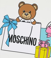 Thumbnail for your product : MOSCHINO BAMBINO Printed applique stretch-cotton T-shirt