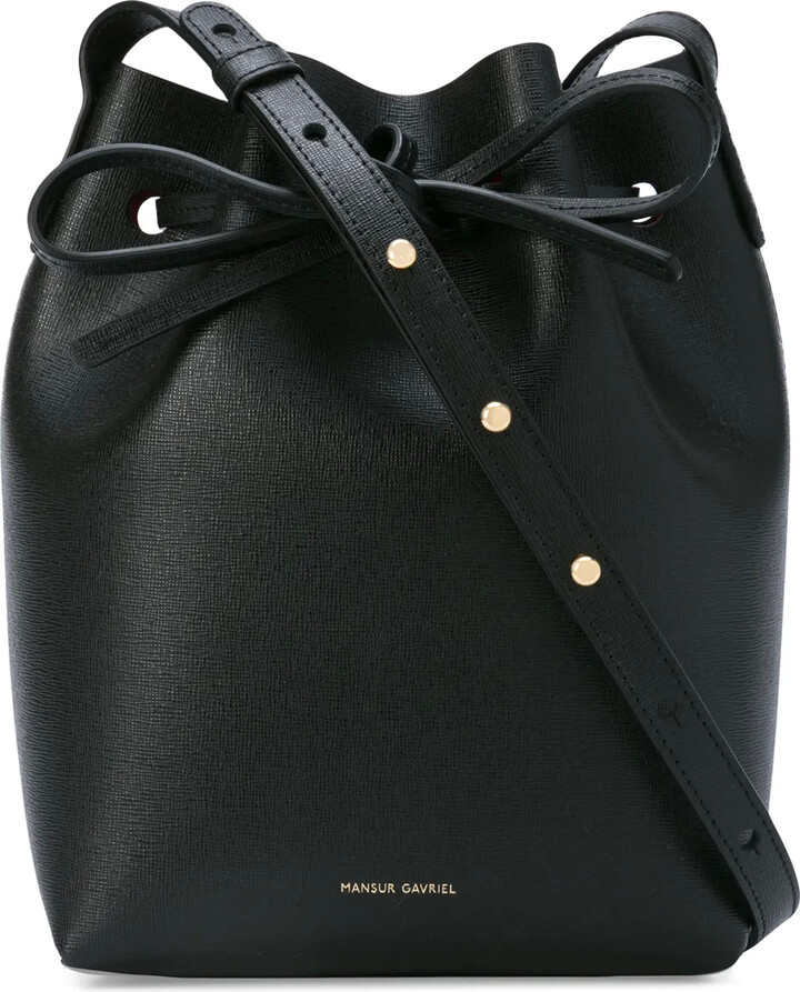 mansur gavriel bucket bolsa sizes