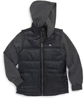 Thumbnail for your product : Quiksilver 'Beilby' Mixed Media Jacket (Toddler Boys & Little Boys)