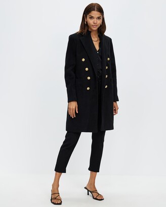 Atmos & Here Women's Black Coats - Bonnie Coat